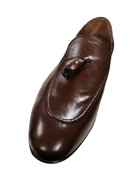 Mocassins à gland en cuir véritable pour hommes