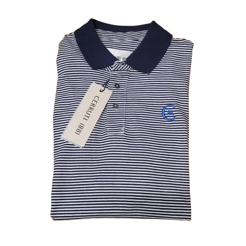 Polo manches courtes Cerruti ligné